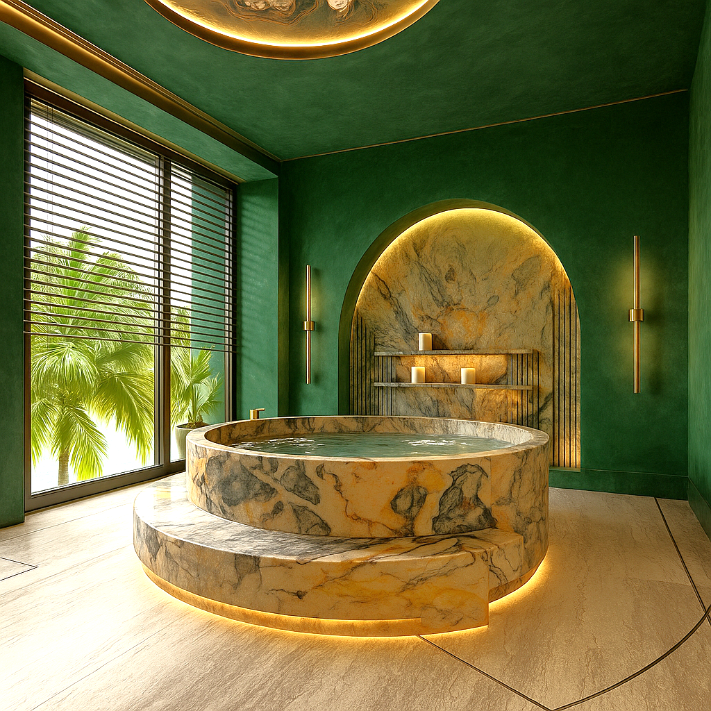 Luxury Bathroom, Emirates Hills